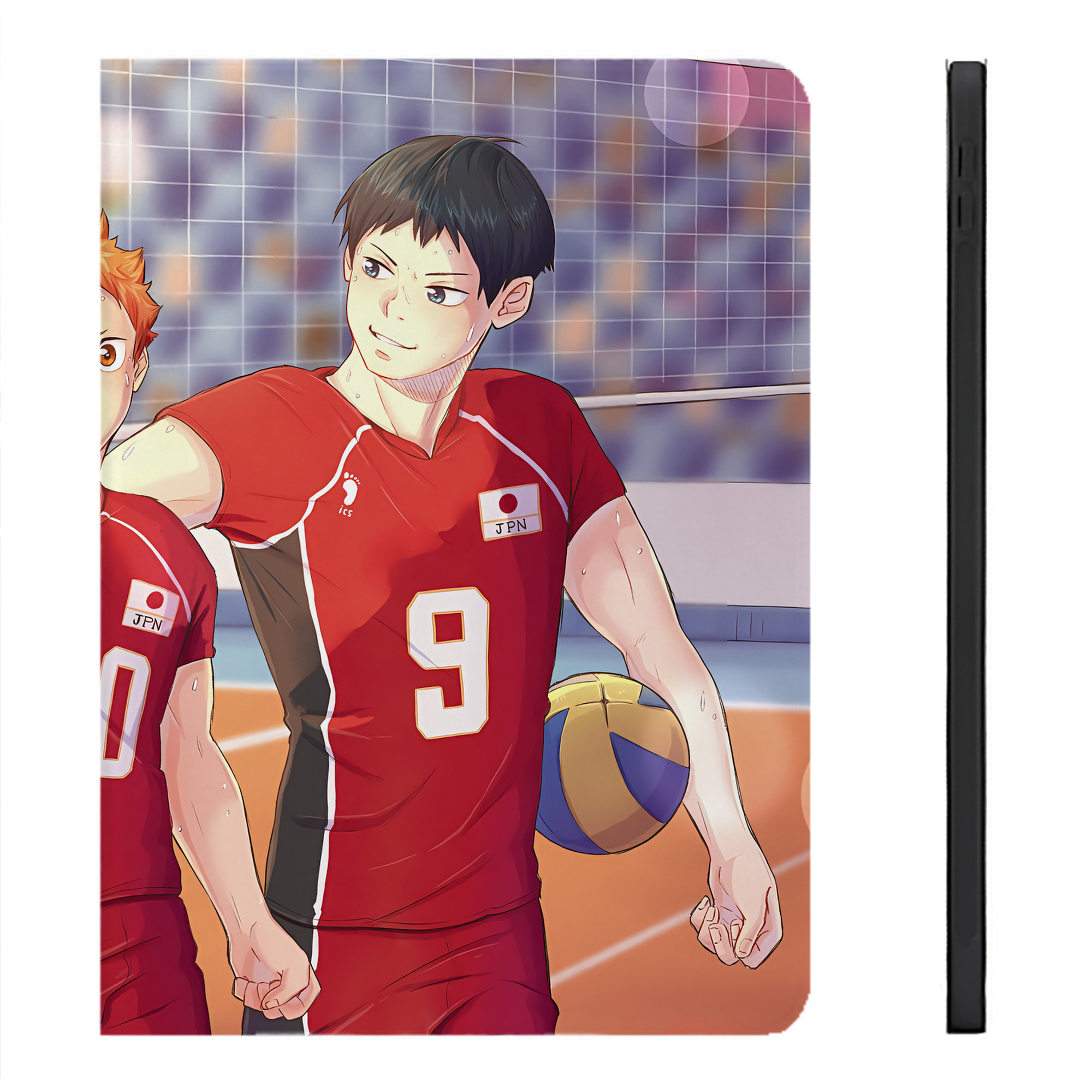 （画像用） ハイキュー!! Haikyu!! IPadケース ペンホルダー付き ブックスタイルデザイン